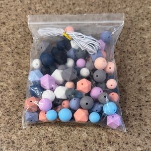 Silicone Bead Assortment Pack in Pastel Colors